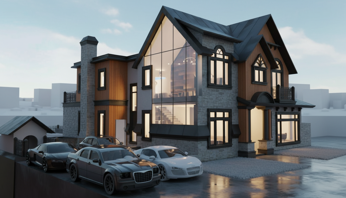 AI优化建筑设计图